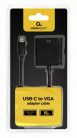 Gembird AB-CM-VGAF-01 USB-C to VGA Adapter Black