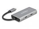 DeLock External USB 3.2 Gen 2 USB Type-C Hub with 2x USB Type-A and 2 x USB Type-C