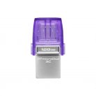 Kingston 128GB DT microDuo 3C USB3.2 Silver/Purple