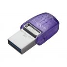 Kingston 128GB DT microDuo 3C USB3.2 Silver/Purple