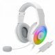 Redragon Pandora 2 White, Gaming headset w/adapter (XBOX PS4)