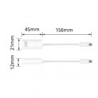 ACT AC7525 Mini DisplayPort male to HDMI-A female adapter 0,15m White