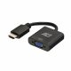 ACT AC7535 HDMI-A male to VGA female adapter with audio Black