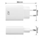 ACT AC2100 Compact USB-C Charger 20W for fast charging White