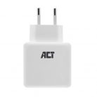 ACT AC2125 2-Port USB Charger 30W including 1 Quick Charge 3.0 port White