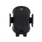 ACT AC9010 Automatic smartphone car mount with wireless charging Black