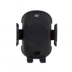   ACT AC9010 Automatic smartphone car mount with wireless charging Black