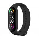 FIXED Szilikon szíj Xiaomi Band 7/ Mi Band 6/ Mi Band 5 okosórákhoz, fekete