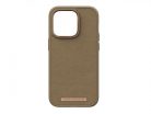 Njord Suede Comfort+ Case iPhone 14 Pro Camel