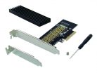 Conceptronic  EMRICK05BS M.2 NVMe PCIe Card incl. Heat Sink