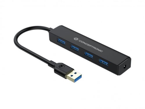 Conceptronic  4-Port USB 3.0 HUB Black