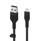 Belkin BoostCharge Flex USB-A Cable with Lightning Connector 2m Black