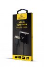 Gembird A-VGA-HDMI-02 VGA to HDMI + VGA adapter cable 0,15m Black