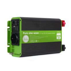   Gembird Energenie 12V Pure sine Wave Car DC-AC Power Inverter 500W