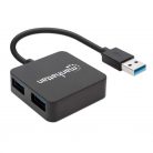 Manhattan SuperSpeed USB 3.0 Hub Black