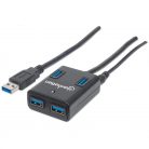 Manhattan SuperSpeed USB 3.0 Hub Black