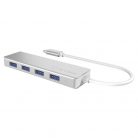 Raidsonic IcyBox IB-HUB1425-C3 4-Portos USB3.0 HUB Silver