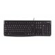 Logitech K120 USB billentyűzet Black UK