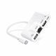 BlackBird Lightning Ethernet OTG Digital AV Adapter White