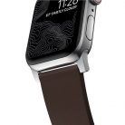 Nomad Active Strap Pro Brown, silver - Apple Watch Ultra 49mm 8/7 45mm/6/SE/5/4 44mm/3/2/1 42mm