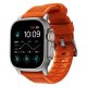 Nomad Rugged Strap, orange/silver - Apple Watch Ultra (49mm) 8/7 (45mm)/6/SE/5/4 (44mm)/3/2/1 (42mm)