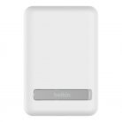 Belkin BPD004BTWT BoostCharge Magnetic Wireless Power Bank 5K + Stand White