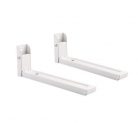 Gembird WM-U30-01-W Universal Heavy Duty Steel Wall Brackets White