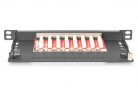 Digitus 8-port Patch Panel 0,5U Black