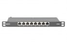 Digitus 8-port Patch Panel 0,5U Black