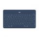 Logitech Keys-to-go Ultra-light Ultra-Portable Bluetooth Keyboard for iPhone iPad Apple TV and Mac ClassicBlue UK