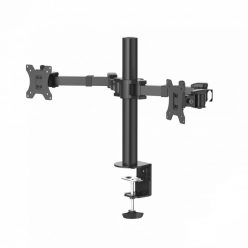 Hama Full Motion Double Monitor Arm 13"-35" Black