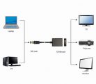 Gembird A-DPM-DVIF-03 DisplayPort to Dual-Link DVI-I (24+5) Adapter Cable Black