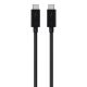 Belkin Thunderbolt 3 Cable USB-C to USB-C 0,8m Black