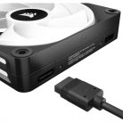 Corsair iCUE LINK QX120 RGB 120mm PWM PC Fans Starter Kit with iCUE LINK System Hub