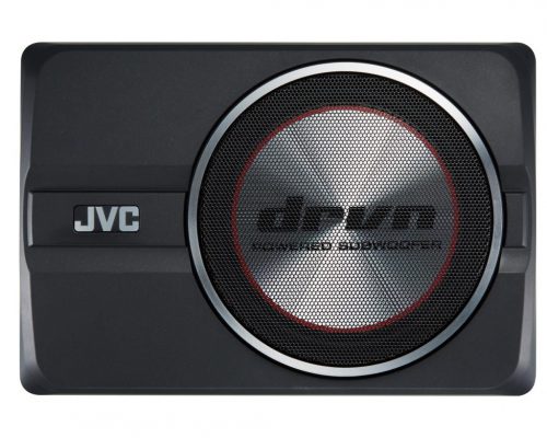 JVC CW-DRA8 Erősítővel ellátott mélyláda ultra-lapos kivitelben