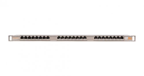 NIKOMAX 24-port Patch Panel 0,5U Grey