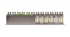 NIKOMAX 24-port Patch Panel 1U Grey