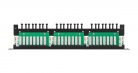 NIKOMAX 24-port Patch Panel 0,5U Black