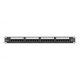 NIKOMAX 24-port Patch Panel 1U Black