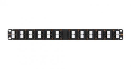 NIKOMAX 24-port Patch Panel 1U Black