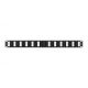 NIKOMAX 24-port Patch Panel 1U Black