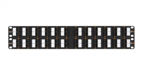 NIKOMAX 48-port Patch Panel 2U Black