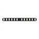 NIKOMAX 24-port Patch Panel 1U Black