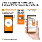 ACT HDMI High Speed premium certified v2.0 HDMI-A male - HDMI-A male cable 3m Black