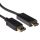 ACT Conversion DisplayPort male to HDMI-A male cable 0,50m Black