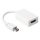 ACT Conversion mini DisplayPort male to HDMI A female cable 0,15m White