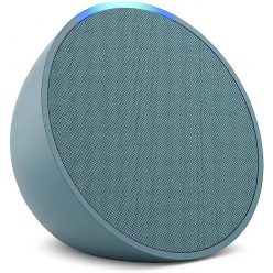   Amazon Echo Pop Full sound compact Bluetooth smart speaker with Alexa Midnight Turquoise