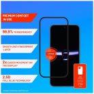 FIXED Armor Full Cover 2,5D Tempered Glass with applicator for Samsung Galaxy A54 5G, black