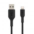 Belkin Braided Lightning to USB-A Cable 1m Black