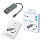 I-TEC 4-port USB-C 3.0 Metal Hub Grey